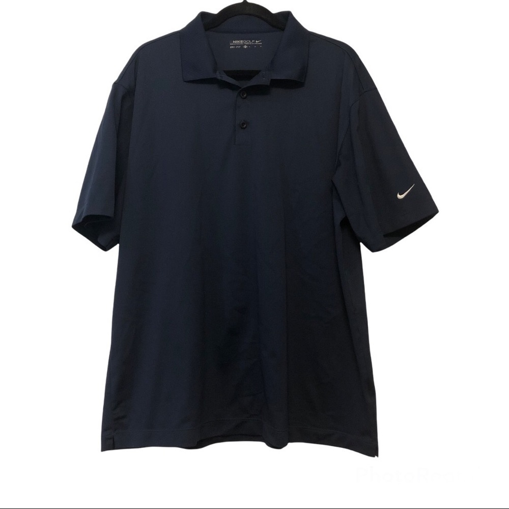 Nike Golf Dri-Fit Navy Blue Polo